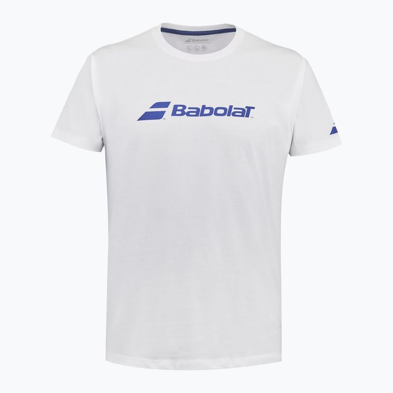 Férfi Babolat Exercise póló fehér/fehér