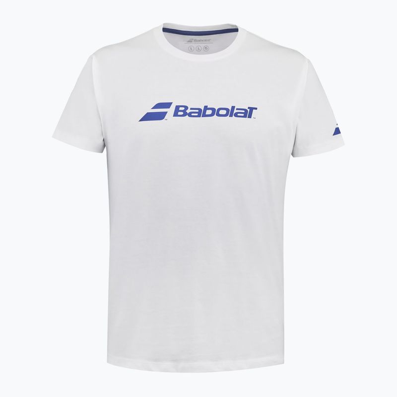 Gyermek Babolat Exercise T-shirt Jr fehér/fehér