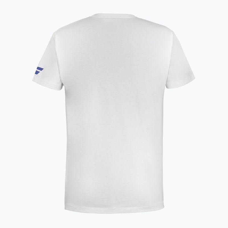 Gyermek Babolat Exercise T-shirt Jr fehér/fehér 2
