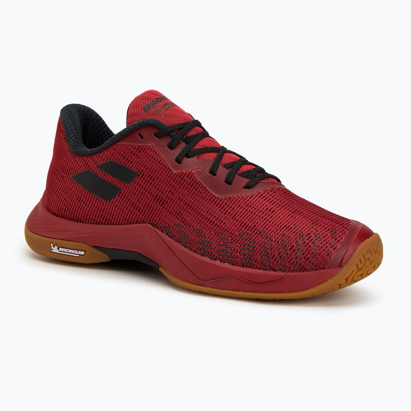 Babolat Shadow Spirit 2 fekete/ mákpiros férfi tollaslabda cipő