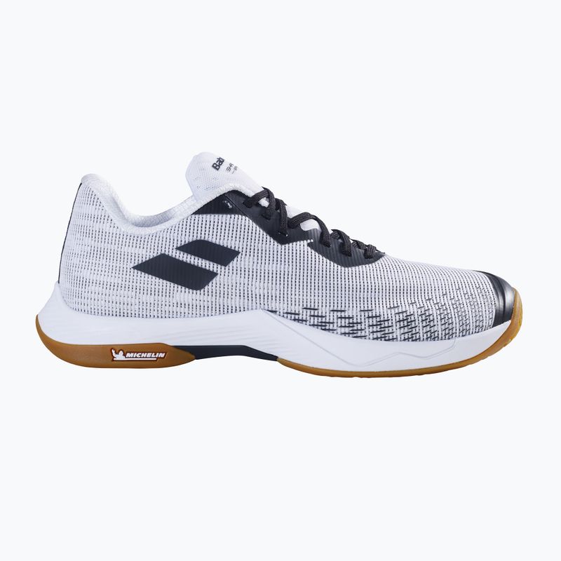 Cipő do badmintona férfi Babolat Shadow Spirit 2 white/ black 9