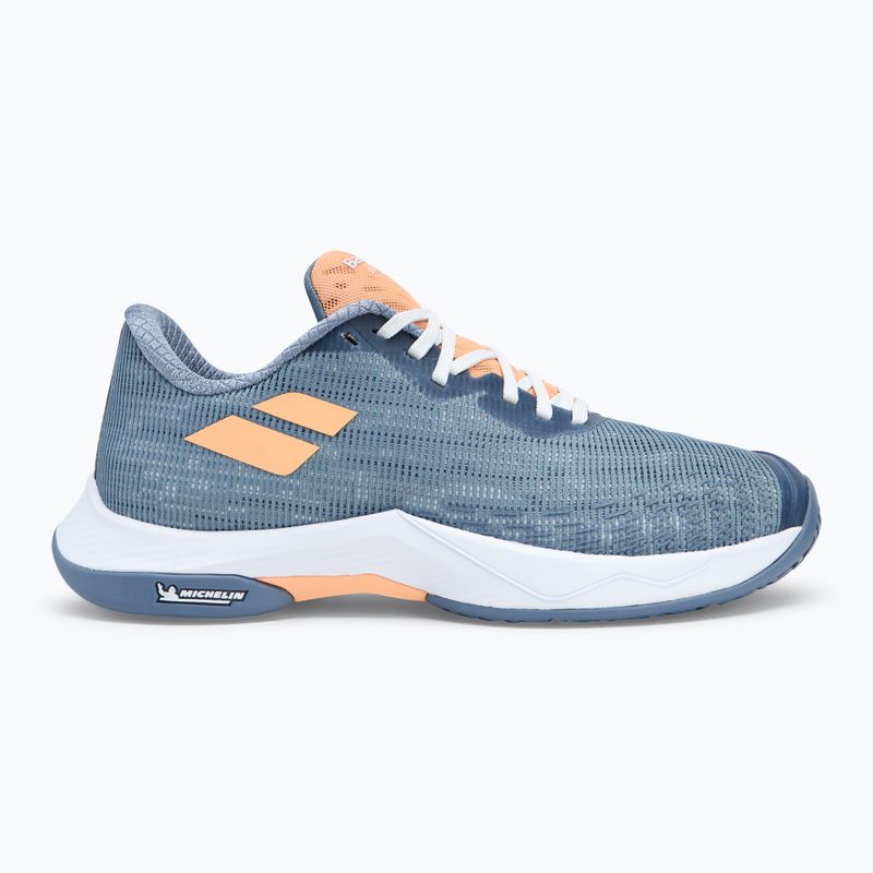 Cipő do badmintona női Babolat Shadow Spirit 2 grey/ coral 2