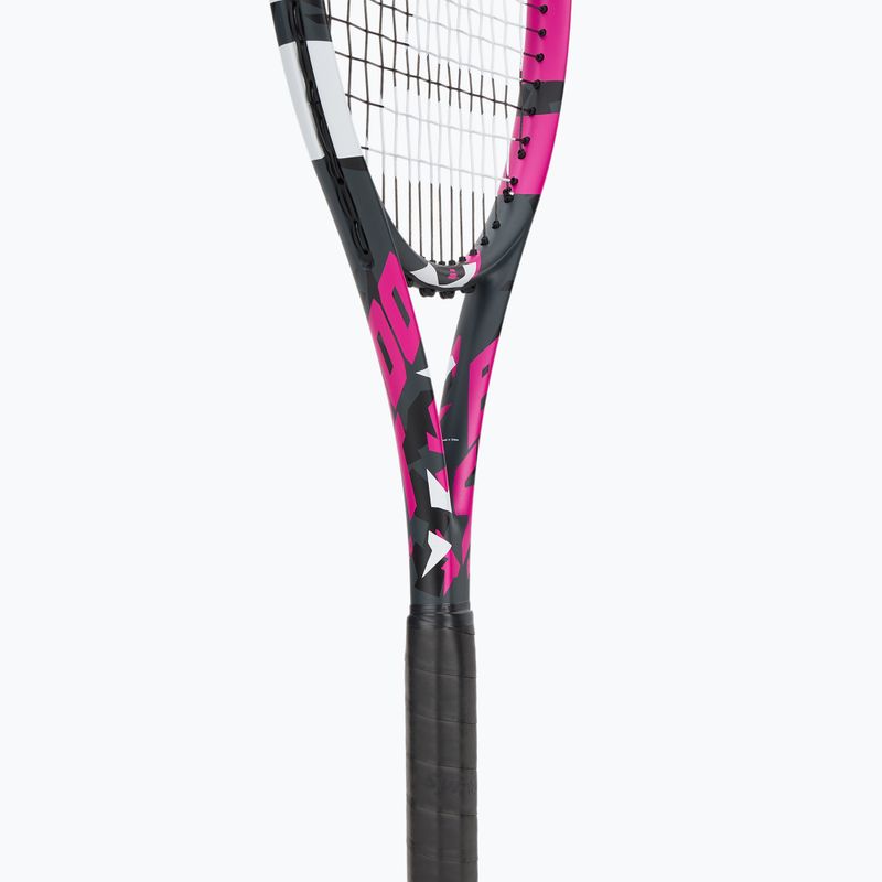 Babolat Boost Aero Pink teniszütő szürke-rózsaszín-fehér teniszütő 4