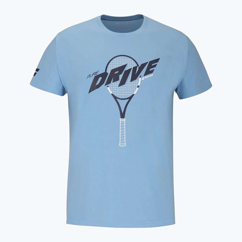 Férfi Babolat Drive Cotton drive drive heritage kék póló