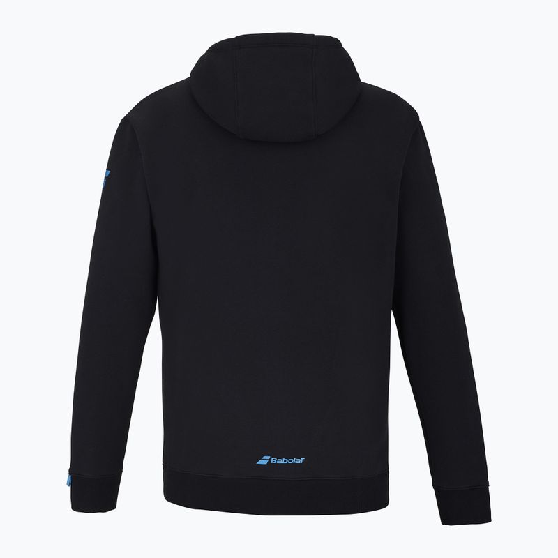 Férfi Babolat Exercise Hood Sweatshirt fekete/fekete 3