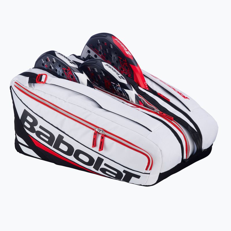 Padeltáska Babolat RH Pro Padel Technical 62 l white/black/red 6
