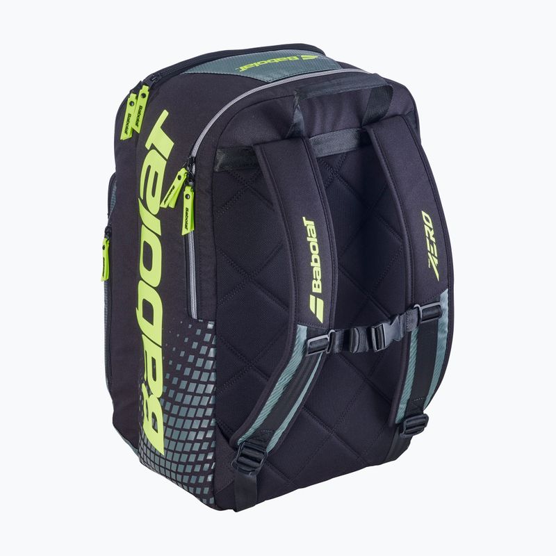 Tenisz hátizsák Babolat Pure Aero 40 l metallic grey/black/fluo yellow 2