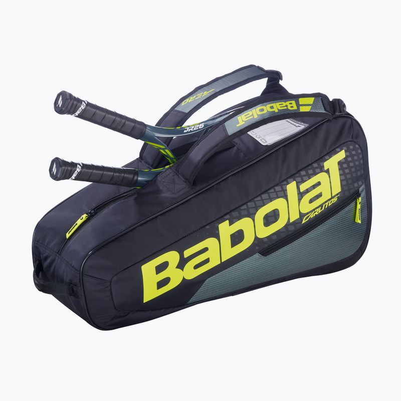 Tenisz táska Babolat RH Carlitos Junior 35 l black/fluorescent yellow 3