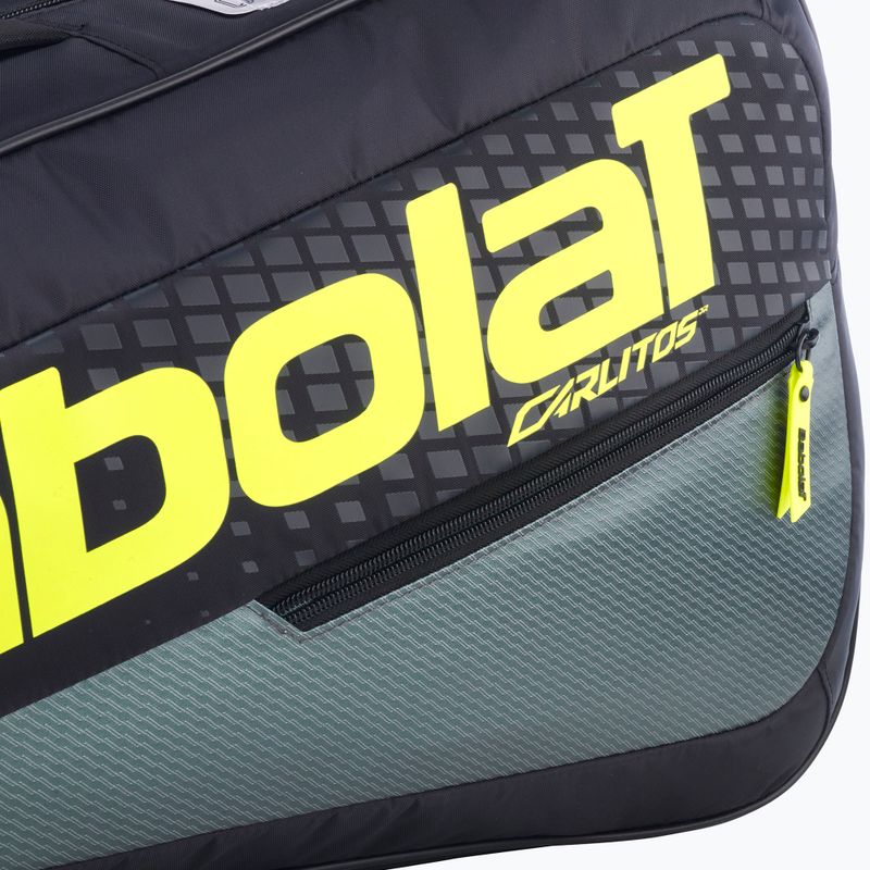 Tenisz táska Babolat RH Carlitos Junior 35 l black/fluorescent yellow 5