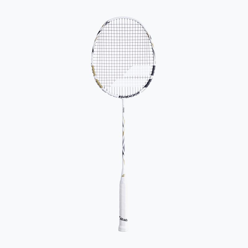 Gyerek tollaslabda ütő Babolat Prime white/gold