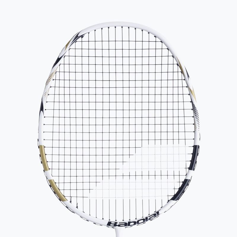 Gyerek tollaslabda ütő Babolat Prime white/gold 7