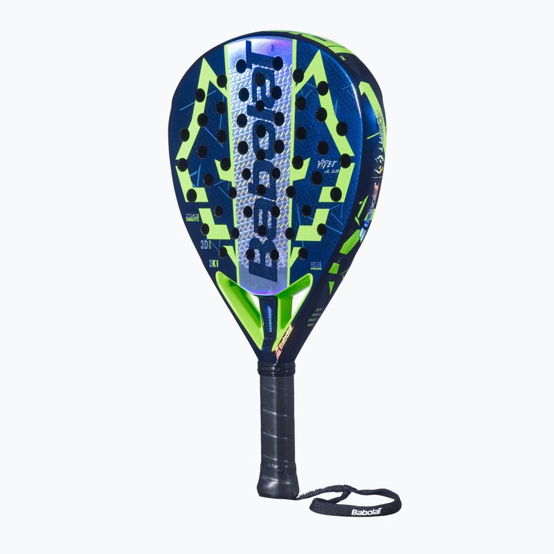 Padelütő Babolat Viper Juan Lebron 3.0 FW blue depths/green flash 2