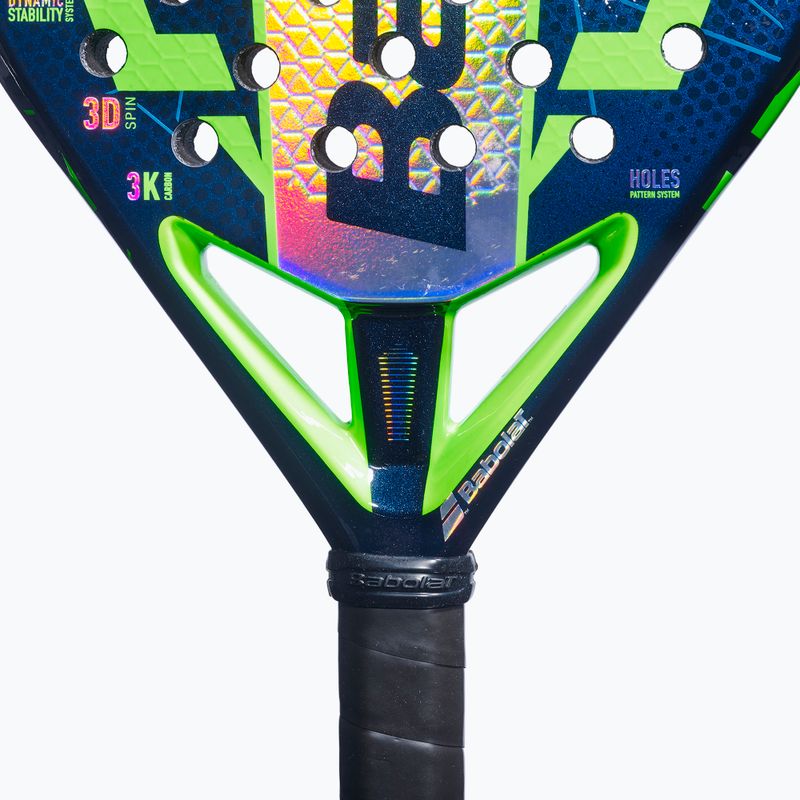Padelütő Babolat Viper Juan Lebron 3.0 FW blue depths/green flash 4