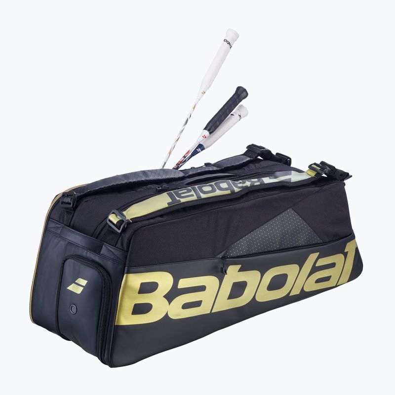 Tollaslabda táska Babolat Cross Pro Bad 60 l black/gold 3