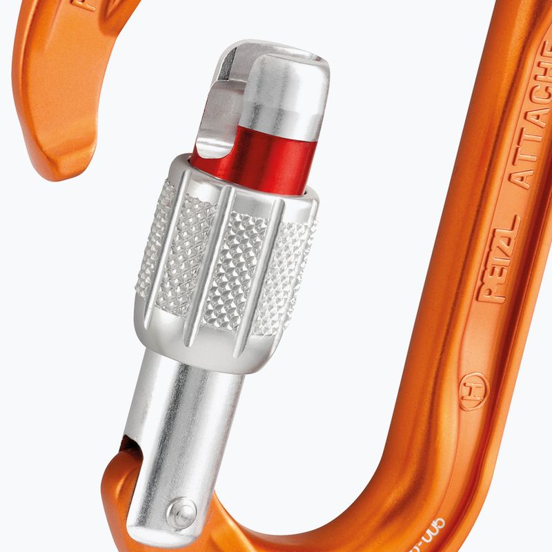 Petzl Attache karabiner narancssárga M38A SL 3