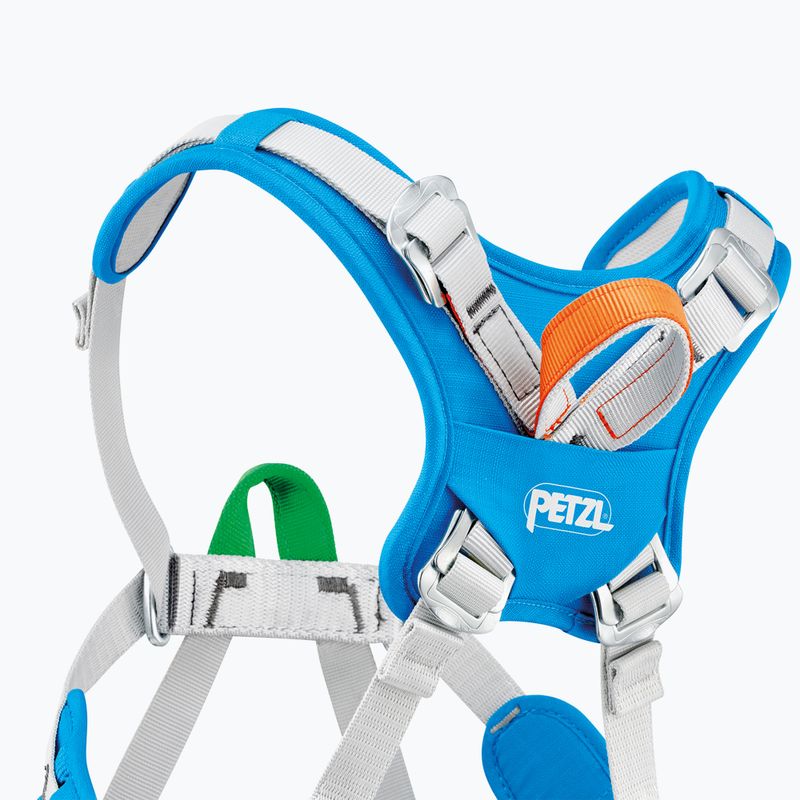Gyermek mászóheveder Petzl Gray/blue ouistiti 4