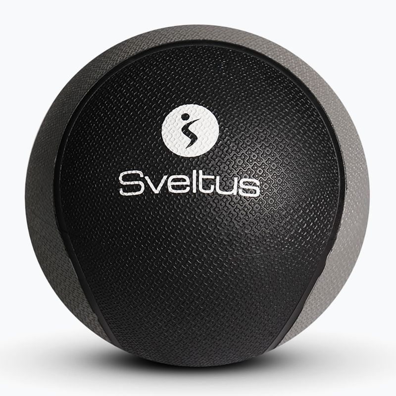 Medicin labda Sveltus Medicine Ball Rubber 1 kg grey/ black