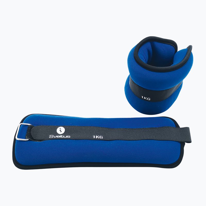 Bokasúly Sveltus Neoprene Weighted Cuff 2 x 1 kg black 2