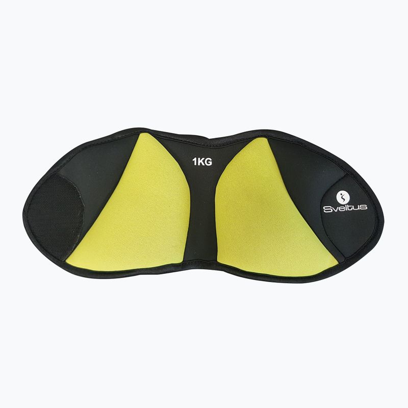Bokasúly Sveltus Ankle Weight Cuff 1 kg 2 db green/ yellow 2