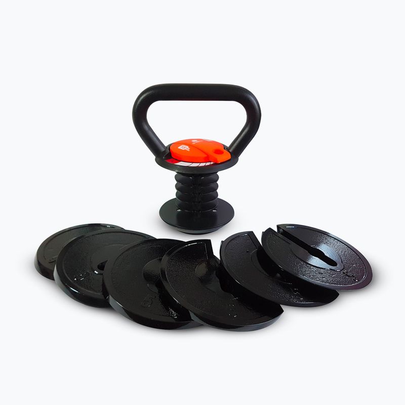 Állítható kettlebell Sveltus Adjustable 4-18 kg black/orange 2