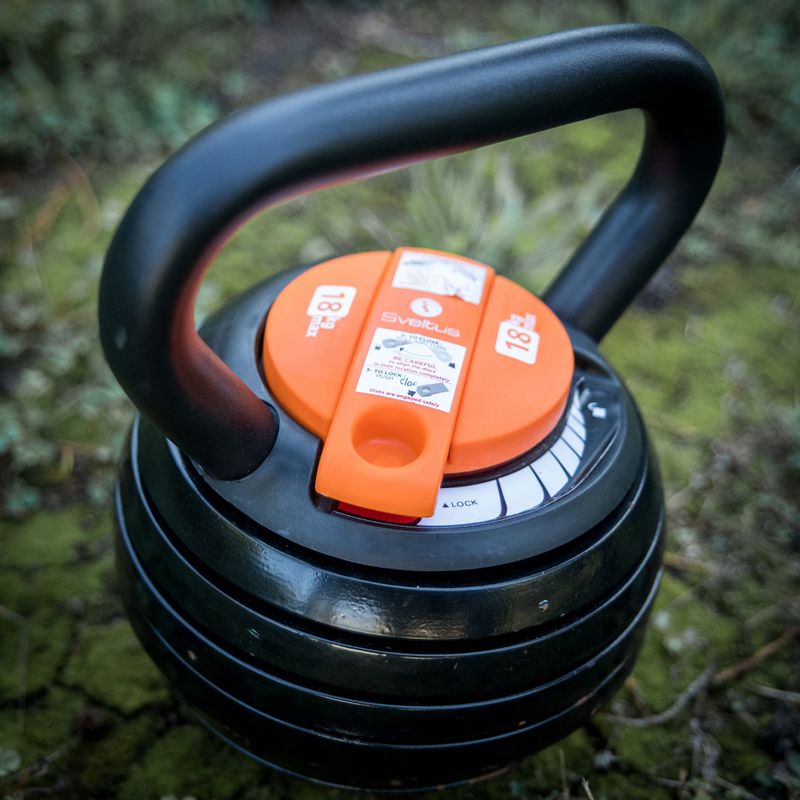 Állítható kettlebell Sveltus Adjustable 4-18 kg black/orange 3