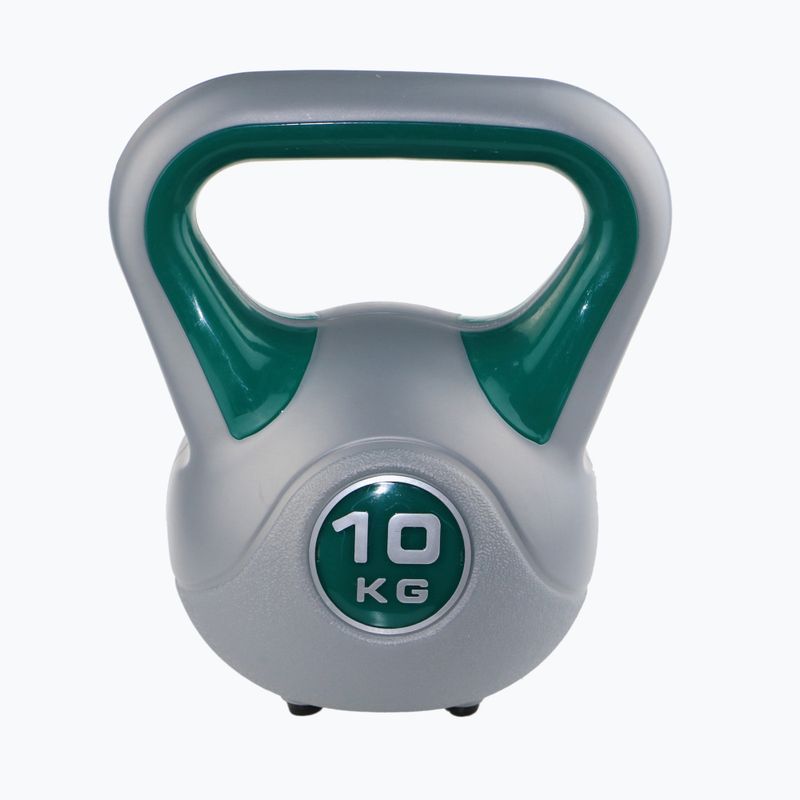 Kettlebell Sveltus Fit 10 kg szürke/zöld