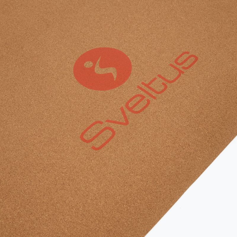 Fitness matrac Sveltus Cork Yoga natural/ lilac 3