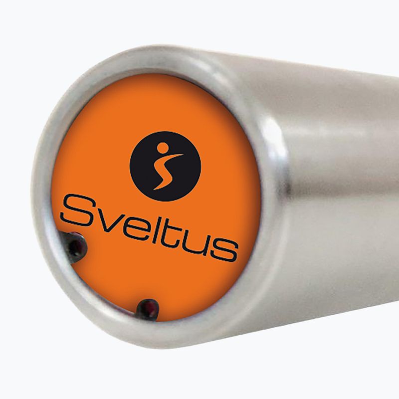 Egyenes rúd Sveltus Training Bar + 2 Spring Collars 175 cm chrome 6