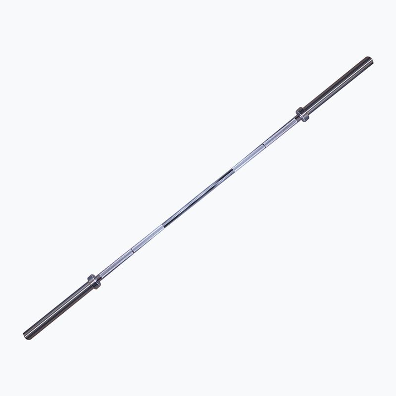 Egyenes rúd Sveltus Training Bar + 2 Spring Collars 220 cm chrome 2