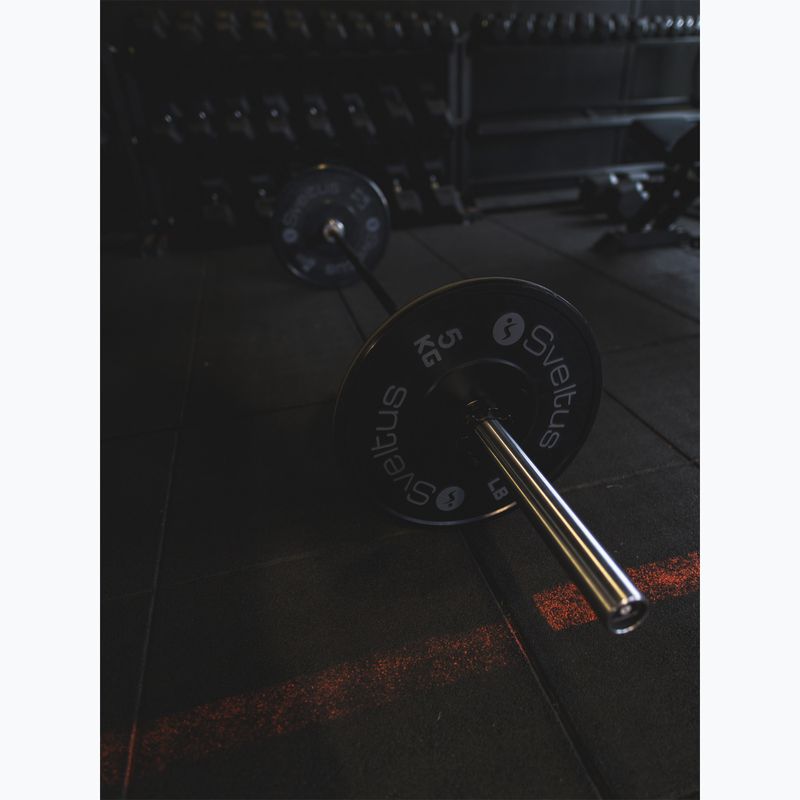 Olimpiai bumper tárcsa Sveltus Training Olympic Disc 5 kg black 2