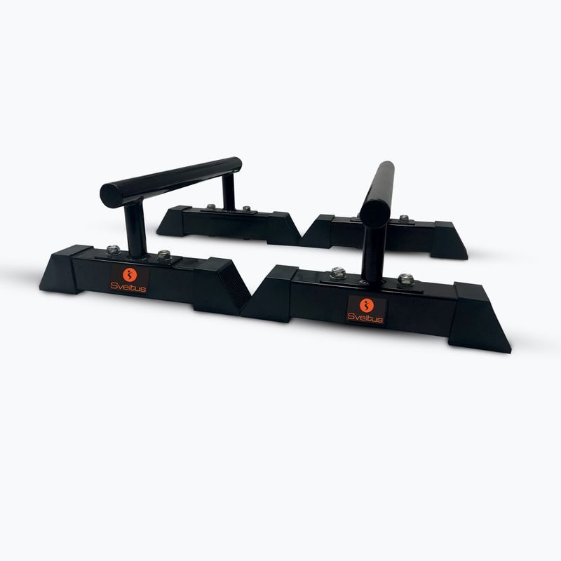 Fekvőtámasz fogantyúk Sveltus Parallette 2 db black