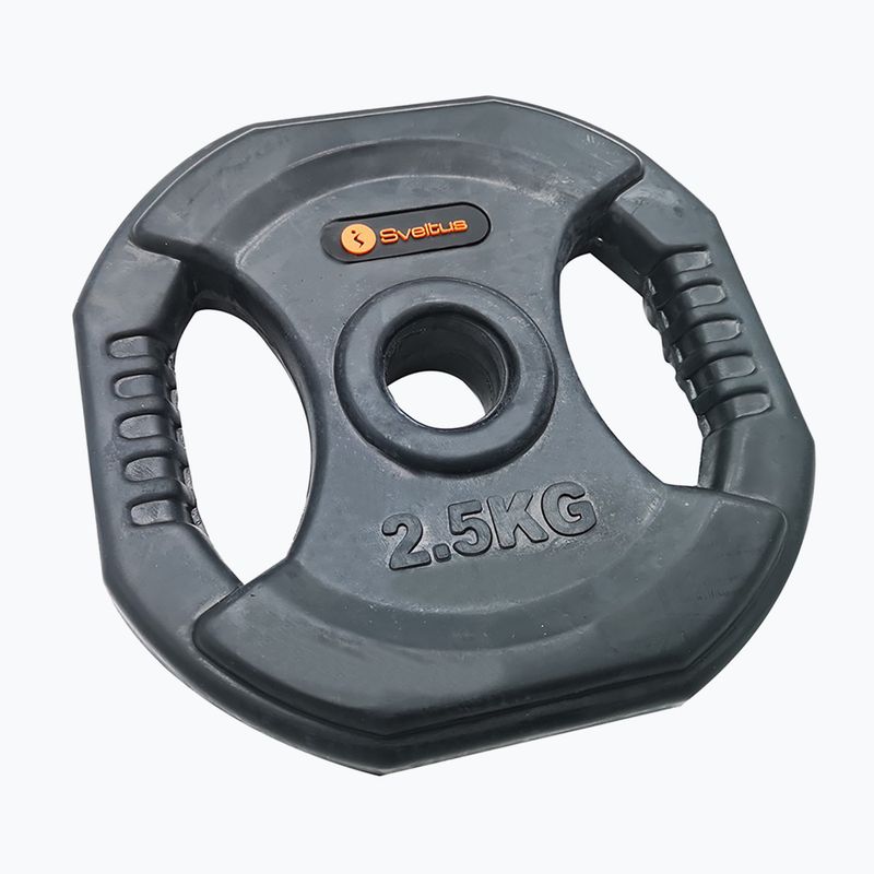 Sveltus Starting Olympic bumper súly 2,5 kg fekete 2