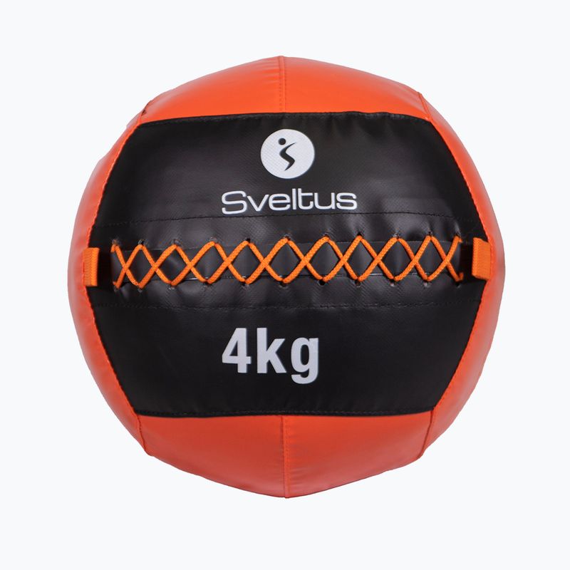 Sveltus fali labda 4 kg fekete/piros