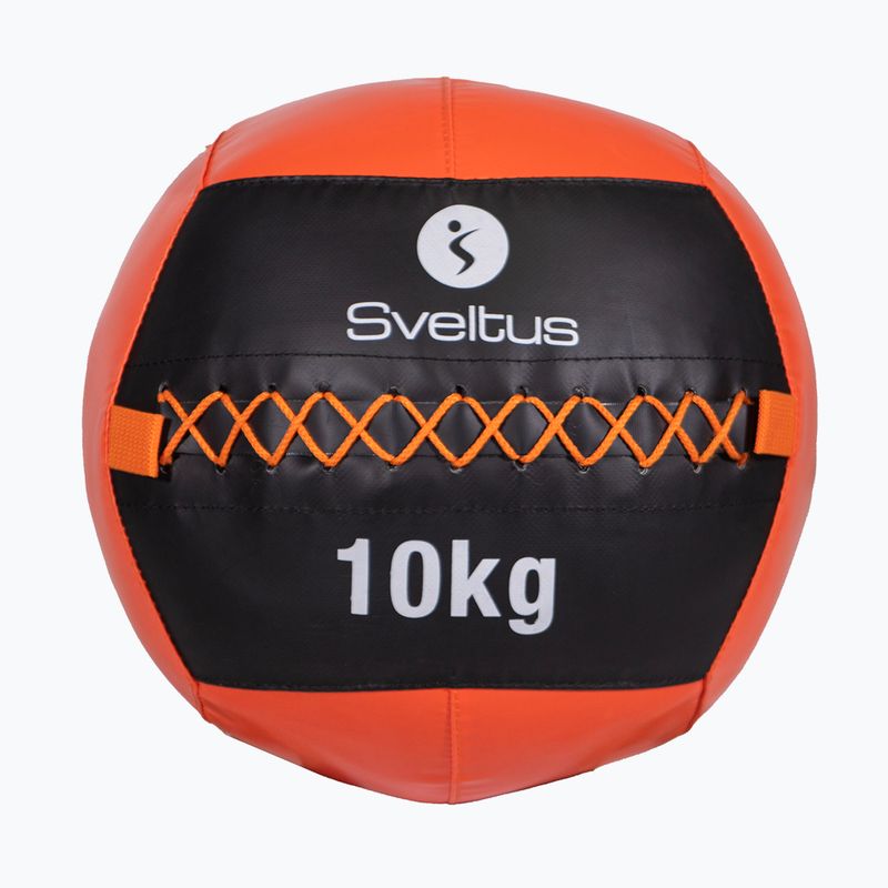 Sveltus fali labda 10 kg fekete/piros