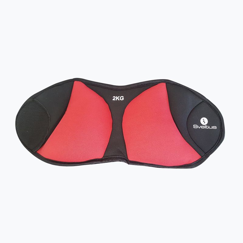 Sveltus bokasúlyok 2 kg 2 db piros/fekete 2
