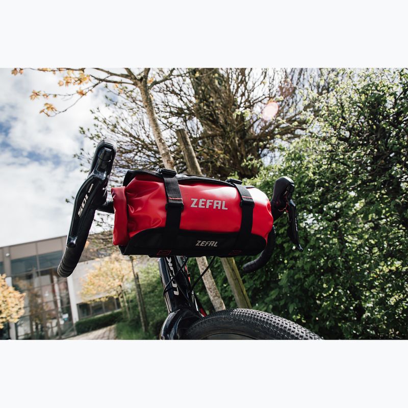 Zefal Z Adventure F5 5 l piros/fekete kormányos kerékpáros táska 6