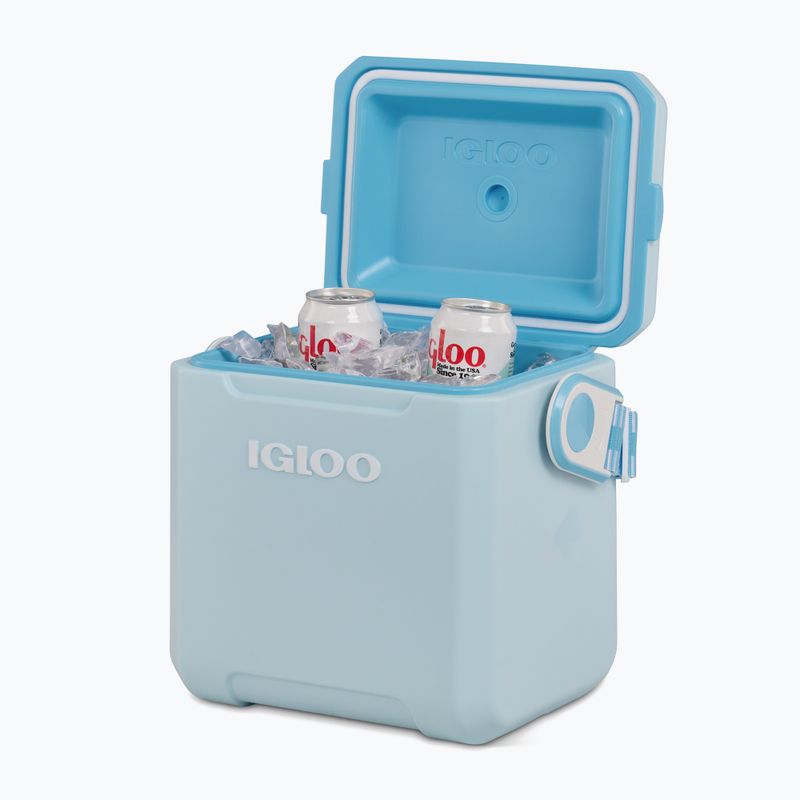 Igloo 11 Qt Tag-A-Long Too 10 literes utazó hűtőszekrény púderkék 7
