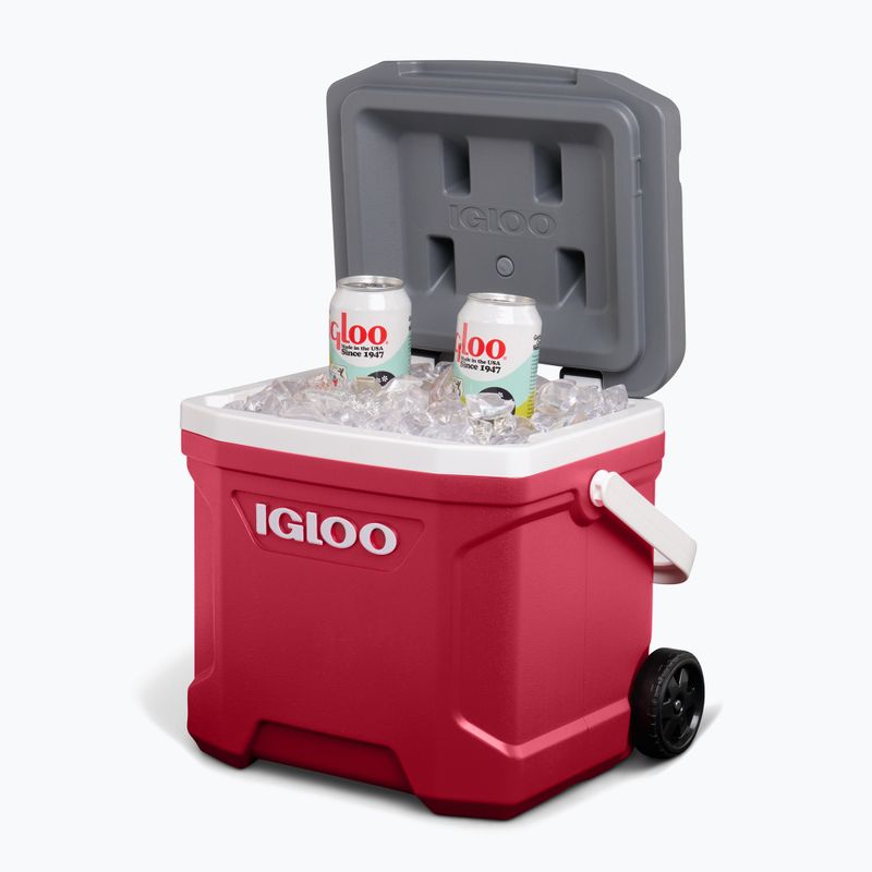 Igloo Latitude 16 Qt Roller 15 l ipari piros/ meteorit túra hűtőszekrény 14