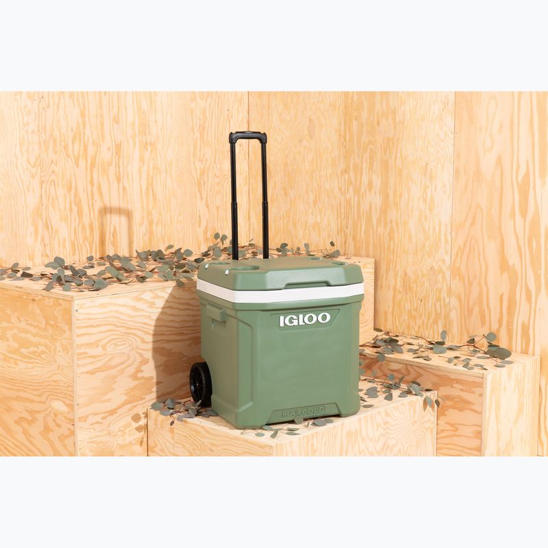 Igloo Ecocool Latitude 60 Qt Roller 56 l vintage zöld túra hűtőszekrény 10