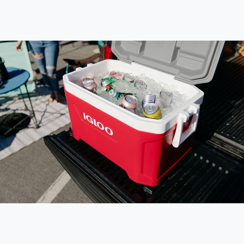 Igloo Latitude 52 industrial red/white/meteorite hűtőtáska 11