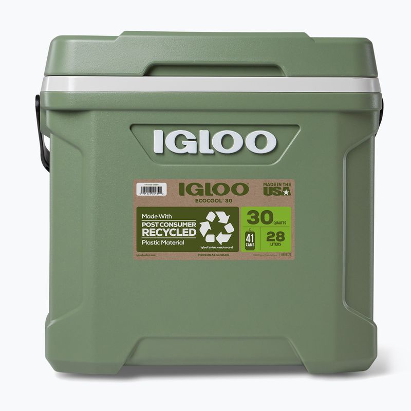 Igloo Ecocool Latitude 30 eco gray/vintage green/black hűtőtáska 5