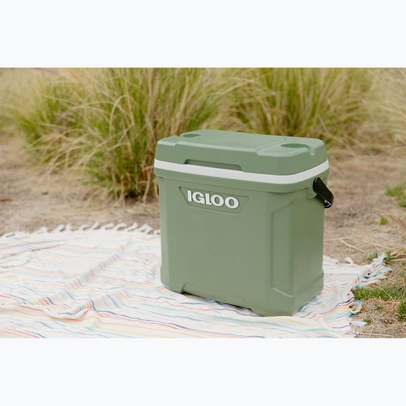 Igloo Ecocool Latitude 30 eco gray/vintage green/black hűtőtáska 7