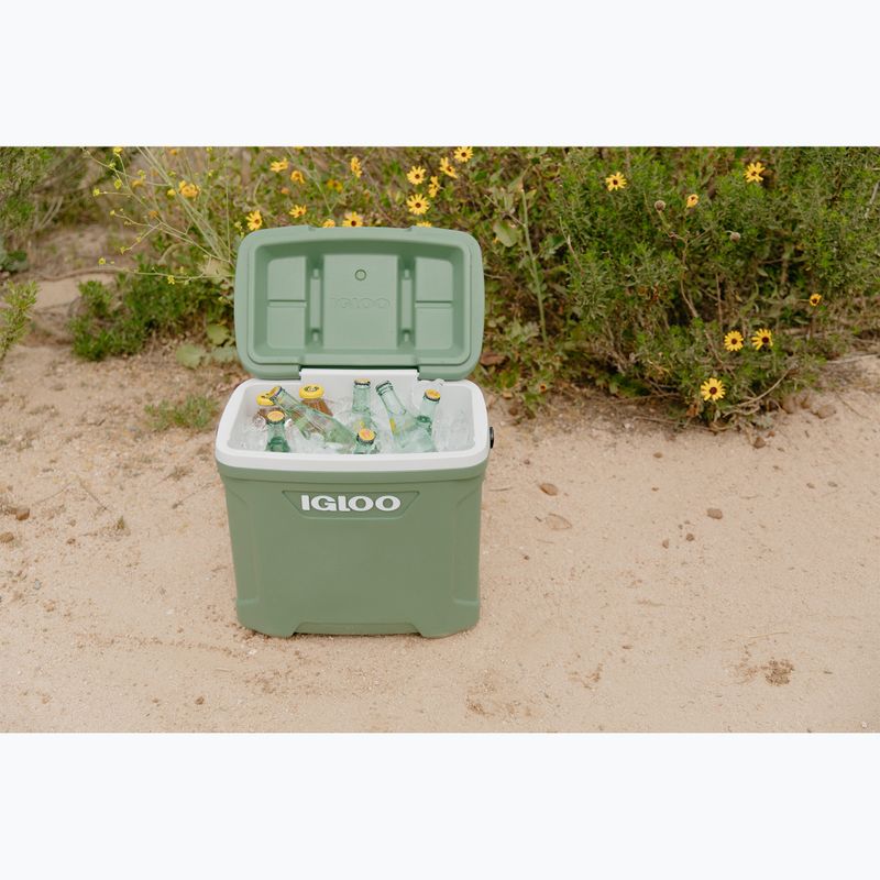 Igloo Ecocool Latitude 30 eco gray/vintage green/black hűtőtáska 8