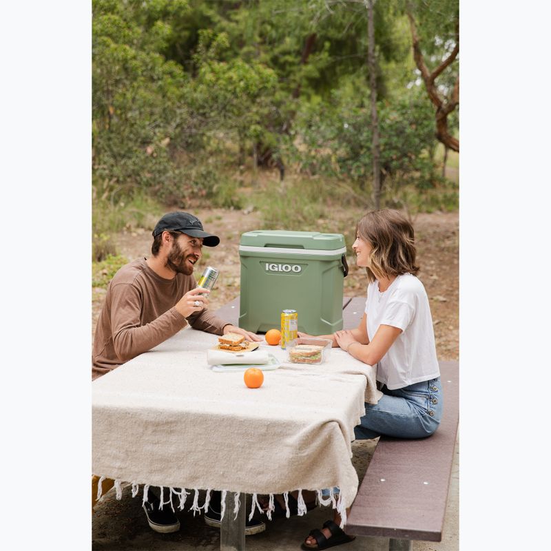 Igloo Ecocool Latitude 30 eco gray/vintage green/black hűtőtáska 11