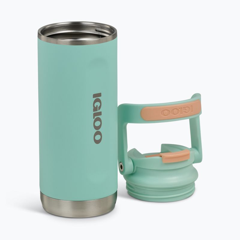 Igloo Tumbler Flip 'n' Sip 480 ml-es tengerzöld színű termo bögre 2
