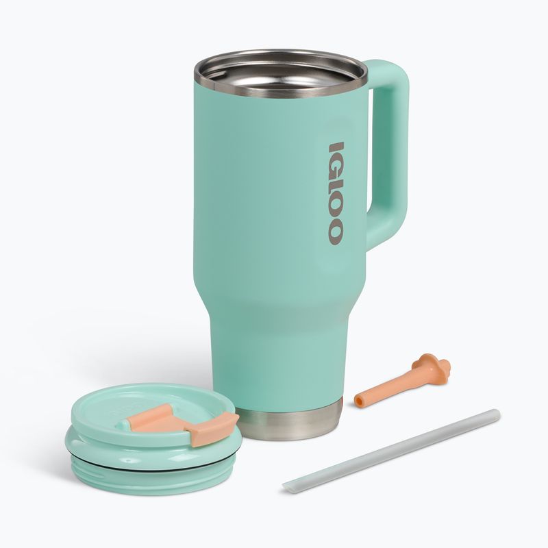 Igloo Travel Flip n' Sip 960 ml-es tengerzöld színű hőbögre 2