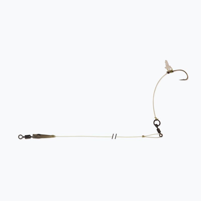 Carp Spirit Hinged Stiff Rig szögesdrótos pontyelőke zöld ACS340038