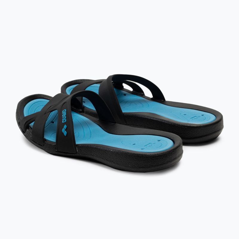 Női ARENA Athena Athena Hook 83 flip flop fekete/kék 80680/83 3