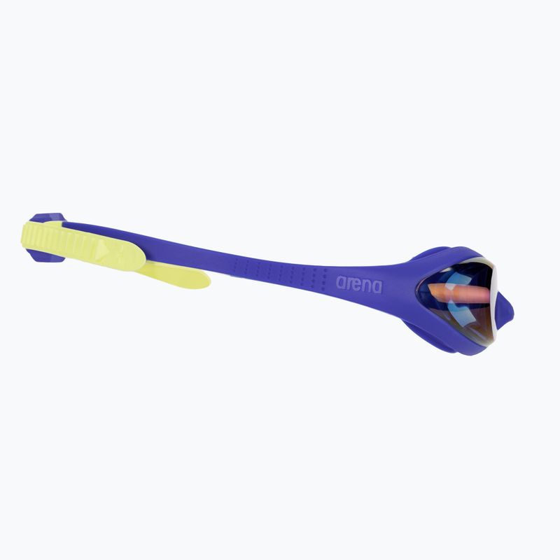 Gyerek úszószemüveg arena Spider JR Mirror blue/blue/yellow 3