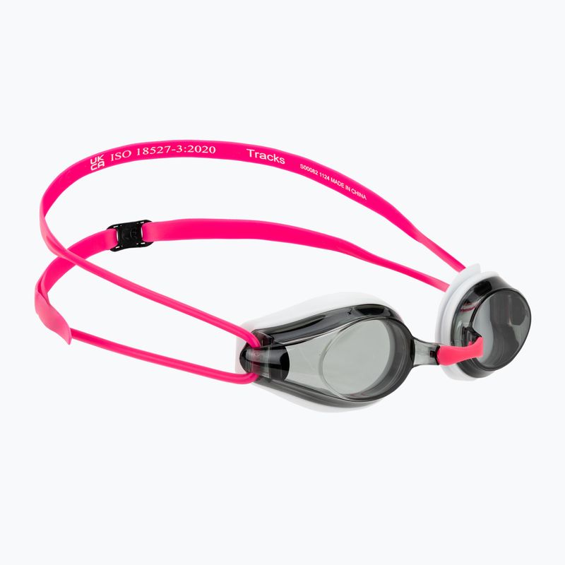 Úszószemüveg arena Tracks white/smoke/fuchsia